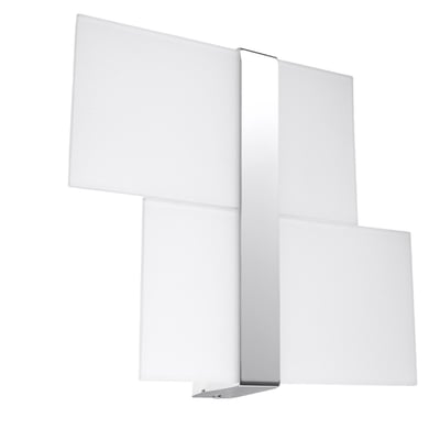 Applique Acier Chrome/Blanc G9 2 Massimo EDEN