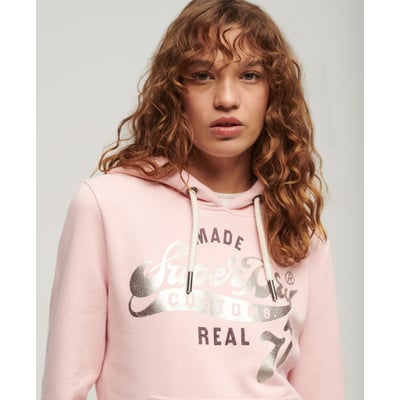 Sweat à capuche à motif classique retravaillé SUPERDRY