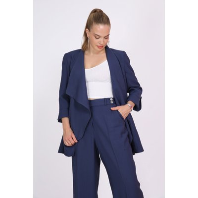 veste fluide unie col en cascade JEAN-MARC PHILIPPE