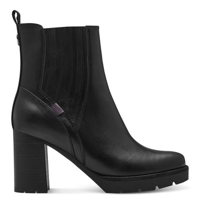 Bottines noires talon 8cm La Redoute