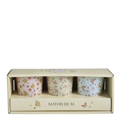 Set de 3 verres hirondelle MATHILDE M