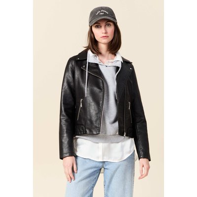 Blouson biker simili cuir BONOBO