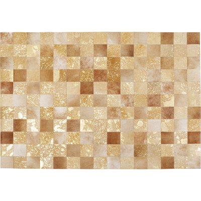 Tapis Patchwork Vegas cuir 240x170cm KARE DESIGN