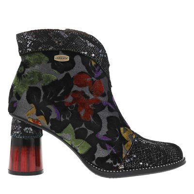 Boots cuir talon décroché haut LAURA VITA
