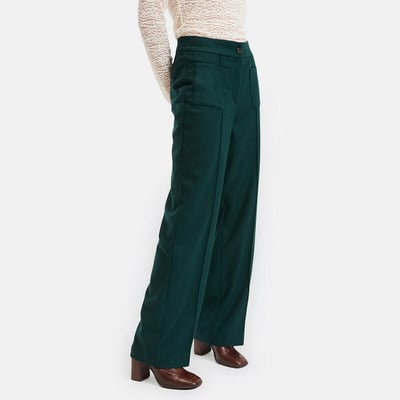 Wide Leg Straight Trousers LA REDOUTE COLLECTIONS