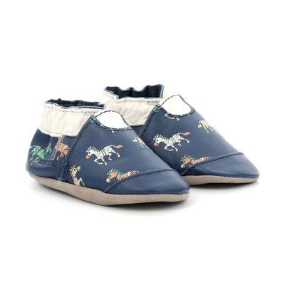 Chaussons Cuir CRAZY ZEBRA ROBEEZ