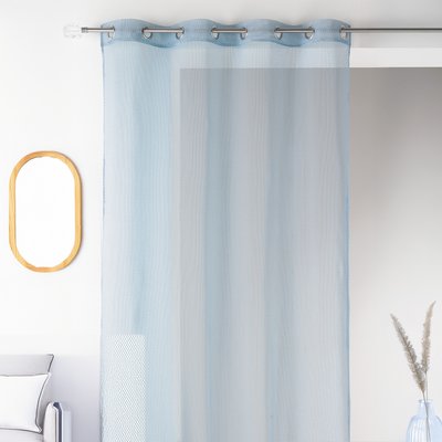 Voilage uni en maille filet HOME MAISON