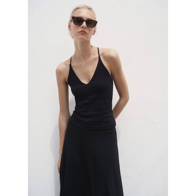 Top en coton dos nu MANGO