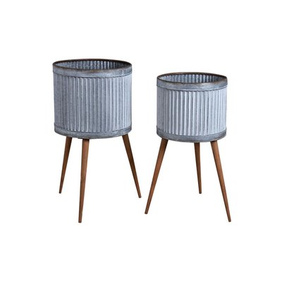 Cache-pots sur pieds zigzag AUBRY GASPARD