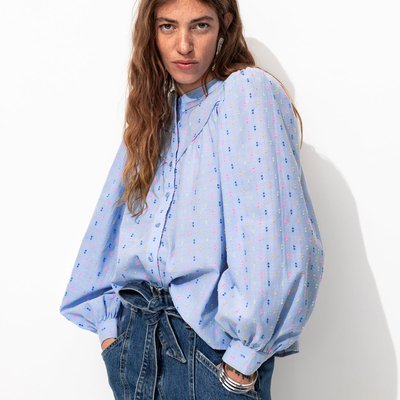Chemise brodée manches ballon PROMOD