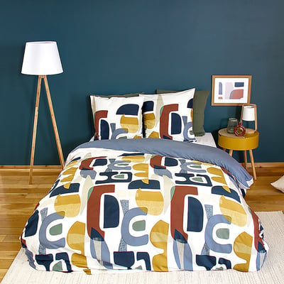 Parure housse de couette en microfibre imprimée, Kille C DESIGN HOME TEXTILE