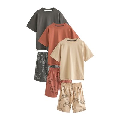 Pyjama short tissé , lot de 3 NEXT