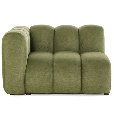module d'assise gauche en tissu texturé, DEBBIE BEST MOBILIER