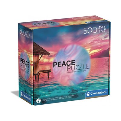 Peace Puzzle - 500 pièces - Living the Present CLEMENTONI