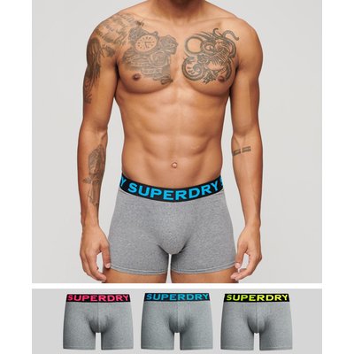Lot de trois boxers en coton bio SUPERDRY