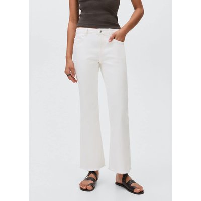 Jean flare ourlet effiloché MANGO TEEN