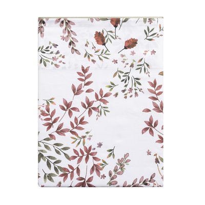 Drap plat imprimé en satin de coton bio, TOURBILLON ALEXANDRE TURPAULT