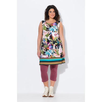 Robe en jersey imprimé, sans manches ULLA POPKEN
