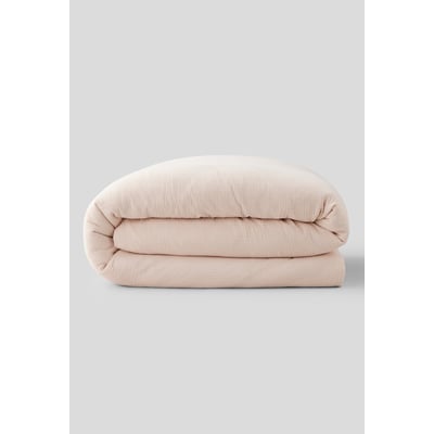 Housse de couette 2 personnes,  240x220cm, gaze de coton bio, oekotex MONOPRIX MAISON
