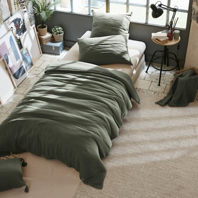 Housse de couette en double Gaze de Coton Gaia EDEN