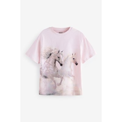 T-shirt graphique taille grande avec cheval NEXT