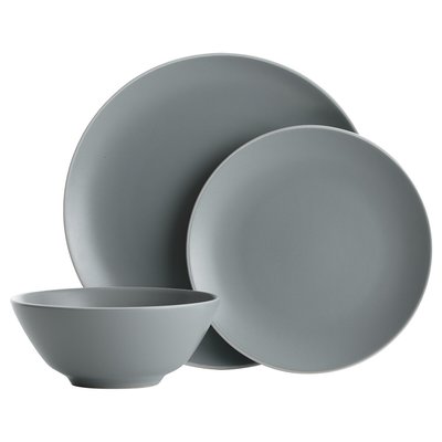 12-Piece Classic Collection Grey Dinner Set MASON CASH