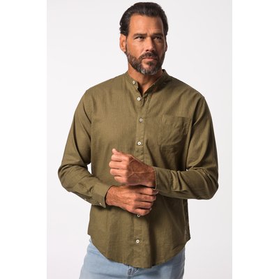 Chemise en lin mélangé. Manches longues et JP1880