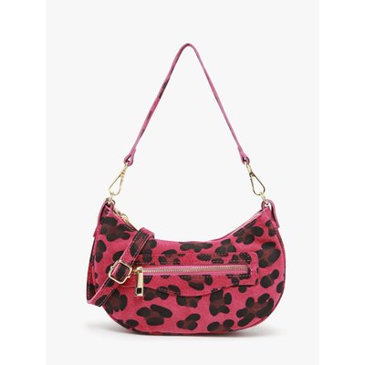 sac porté épaule Velvet leopardo cuir MILANO