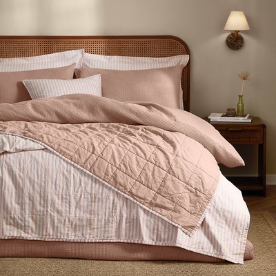 Hebden Quilted Stripe 100% Cotton Bedspread - 265x265cm YARD