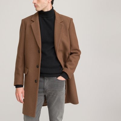 Sobretudo com mistura de lã, Signature LA REDOUTE COLLECTIONS
