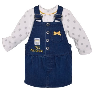 Ensemble robe salopette jean SUCRE D'ORGE