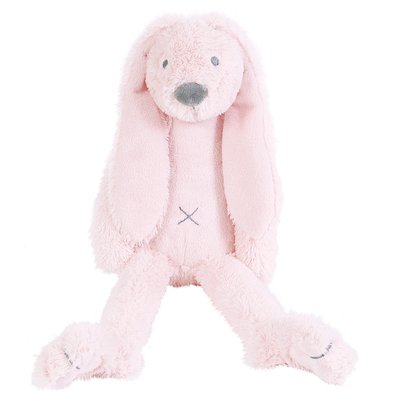 Peluche Lapin Richie rose clair 38 cm HAPPY HORSE