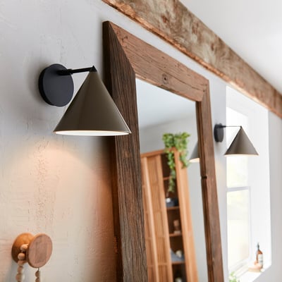 Moke Cone Metal Wall Light AM.PM