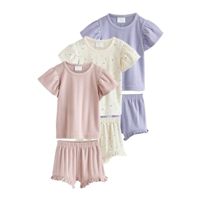 Ensemble bébé haut et short, 6 pièces NEXT