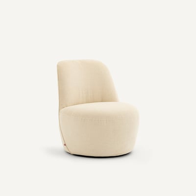 Sillón giratorio de poliéster, ROSEBURY, diseño de Emmanuel Gallina AM.PM X EMMANUEL GALLINA