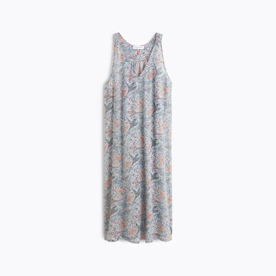 Robe longue col v en voile de coton, ANAÏS LAURENCE TAVERNIER