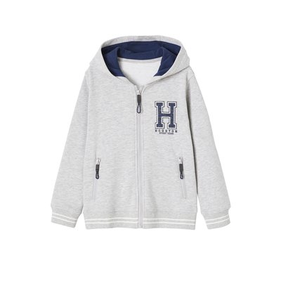 Sweat zippé à capuche sport . VERTBAUDET