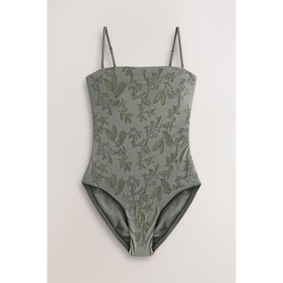 Maillot de bain bandeau brodé NEXT