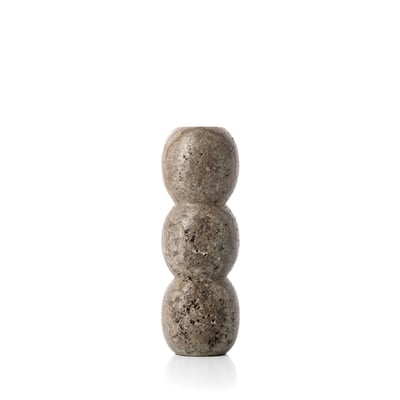Bougeoir en travertin TRAVERTINE TOTEM BAZAR BIZAR