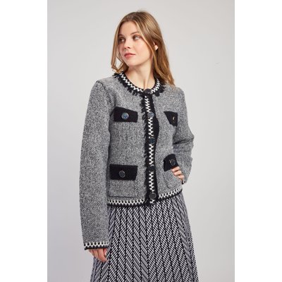 Gilet en maille col rond DANTE DERHY