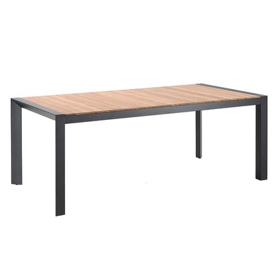 Table de jardin en teck et aluminium, BRAGA GESCOVA