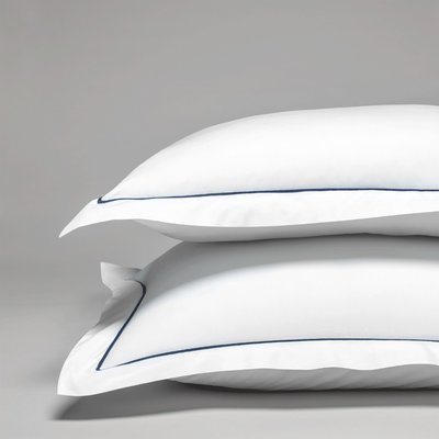 Taie d'oreiller percale de coton peigné 160 fils - 400TC FLORENCE COTTON & CO