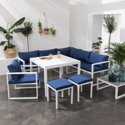 Salon de jardin modulable, 7 places, IBIZA HAPPY GARDEN