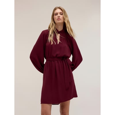 Robe évasée drapée MOTIVI