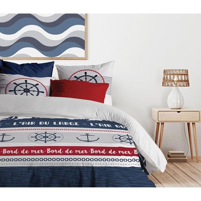 Parure De Lit 2 Personnes Babord Avec Housse De Couette Et Taies D'oreiller LES ATELIERS DU LINGE