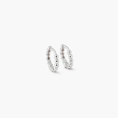 Petites créoles en argent garanti BALABOOSTE