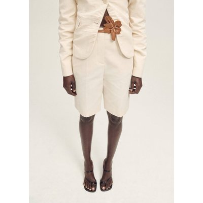 Bermuda de costume lin mélangé MANGO