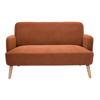 Canapé scandinave 2 places pieds bois clair ISKO MILIBOO
