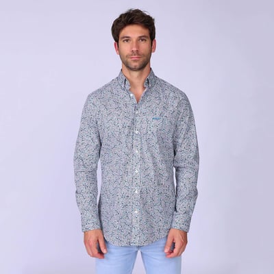 Chemise micro-motifs fleurs MISE AU GREEN