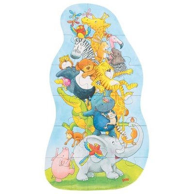 Puzzle XXL la pyramide des animaux GOKI